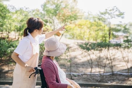 職員に支えられている介護現場